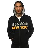 Triple 5 Soul - Triple 5 Soul The 555 Soul Zip Hoody,Sweatshirts for Men (555 Soul)