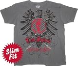 Tim Sylvia American Fighter Charcoal Crest MMA Adult T-shirt size x-large