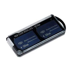 ハクバ ニュークリアメディアケース メモリースティックDUO用（クリアブラック） DMC-16MSDBK