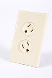 Rotating Duplex Outlet, Ivory