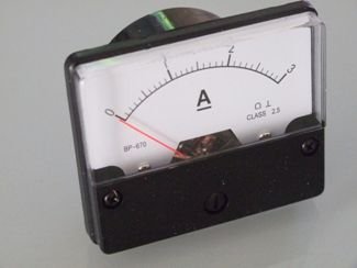 Amperemeter Einbau Messinstrument