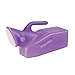 DMI Female Portable Urinal Bottle with Leak-Resistant Lid, Lightweight Shatter-Resistant Plastic, 1 Quart Capacity, Autoclavable, Purple