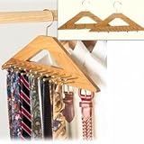 Oak Tie and Belt Hanger - Double Sided (Oak) (8-1/2"H x 15"W x 3-1/2"D) Oak Tie and Belt Hanger - Double Sided (Oak) (8-1/2"H x 15"W x 3-1/2"D)