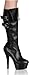 

Pleaser Women's KISS-2007, 6" Platform Knee Boot W/Cuffed-Down Front Shaft