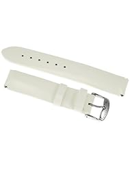 Philip Stein White Patent Leather 18 mm Strap 1-LW