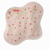 Sckoon Organic Plus Cloth Menstrual Pads with Leak Resitant Sheet Mini Orange Flowers