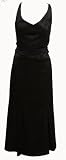 Karina Nites Black Sateen Cocktail Evening Dress