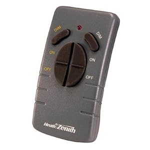 Heath Zenith SL-6005-BK5 Wireless Command Lighting Remote Control, black by Heath/Zenith