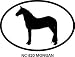 MORGAN Oval Bumper Sticker