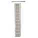 Household Essentials 10-Pocket Wide Hanging Shoe Storage Organizer with Plastic Shelves, Natural Can