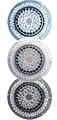 CLARISONIC Brush Heads Available: Delicate (Blue), Sensitive (White), Normal (Gray)