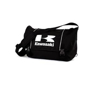  Kawasaki Authentic Sign Here Messenger Bag Black