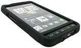 GreyMobiles Jet Black Hybrid Armor Case For HTC HD2 WITH SCREEN PROTECTOR