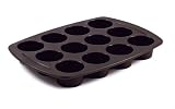Tefal Jamie Oliver Silicone Bakeware, Muffin Baking Tin, Capacity 12