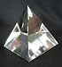 Clear Crystal Pyramid