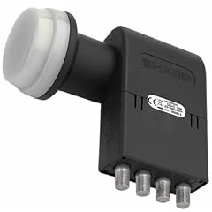 Sharp Universal Quad LNB BS 1 R8 EL 400 A (Feeddurchmesser 40 mm, Wetterschutzkappe) f�r Analoger und Digitaler Satelliten-Receiver