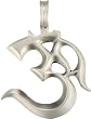 BICO AUSTRALIA JEWELRY (E19) OM - HINDU RESONDANT SOUND OF CREATION - Comes with a Generic 18 inch (to 20in) Adjustable 4mm Black Rubber Necklace.