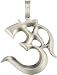 BICO AUSTRALIA JEWELRY (E19) OM - HINDU RESONDANT SOUND OF CREATION - Comes with a Generic 18 inch (to 20in) Adjustable 4mm Black Rubber Necklace.
