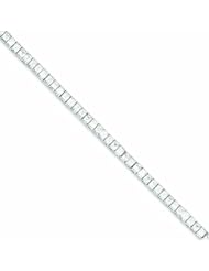 Sterling Silver CZ Bracelet : Length 7 in