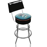 NHL San Jose Sharks Padded Bar Stool with Back