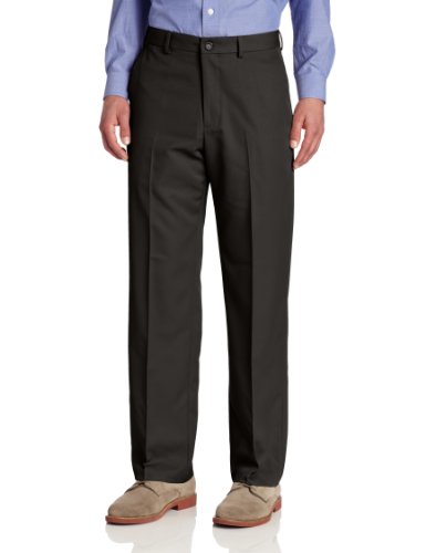 Van Heusen Men's Flat Front Straight Fit Chevron Pant