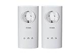 D-link - DHP-P307AV - Kit de 2 Adaptateurs CPL HD avec prise intégré - 200 Mbps