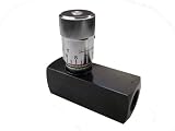 Prince WFC-800 Wolverine Flow Control Valve, Carbon Steel, In-Line, 15 gpm Max Flow, 1/2