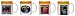 Artistically designed dinnerware Kingfish motif mugs 12 oz. Set/4