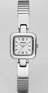 Fossil Womens ES2779 Silver White Dial