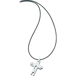 Titanium Cross Mens Pendant Necklace Jewelry 18" New