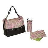 Heather Tweed Tote - Pink