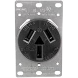 New 3890/5206 Single-Flush Range Receptacle 3 Wire Popular Excellent Perfor ....