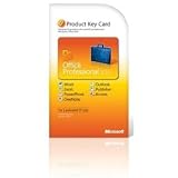 Microsoft Software Office Professional 2010 English PC Attach Key Product Key Card For 1PCNew