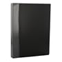 Rolodex  Poly Business Card Book, 480-Card Capacity, 24-Pages, 11 x 8-1/2, Black, 67482