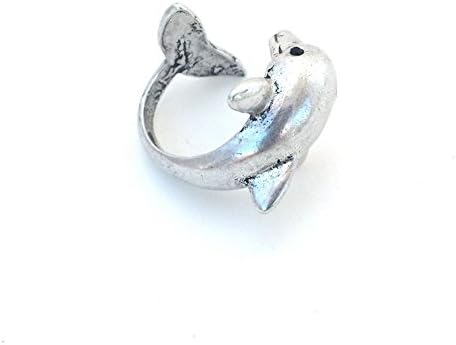 Wear Felicity - Dolphin Ring - Silver Tone