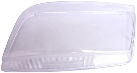 King Deluxe 1 Pair Clear Plastics Glass Replacement Headlight Lens Lenses Lamp Assembly for 1999-2005 VW Jetta Bora MK4