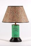 Unique Vintage Small Tempura Paint Container Table Lamp