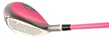 Accu-Length Expandable Junior Clubs AL1000 4/5 Hybrid Pink, Height range 44 to 54