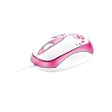 Trust Travel Mini Souris Optique filaire avec Tapis de souris Rosepar Trust