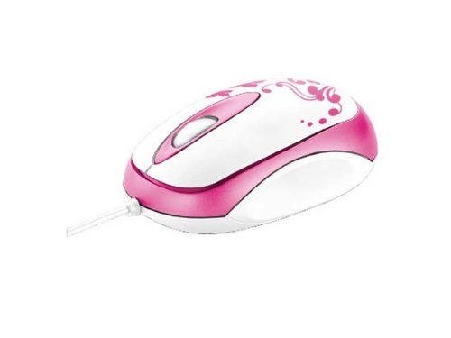 Trust Travel Optische Notebook Maus mit Mauspad schnurgebunden pink Preisvergleich