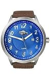 HydrOlix 3-Hand Brown Web Fabric/Blue Dial Unisex watch #XA00213