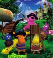 Backyardigans Pirates Tyrone Uniqua Fleece Afghan Throw Blanket
