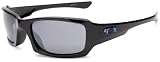 Oakley Fives 24-268 Square Dodgers Sunglasses,Polished Black Frame/Black Iridium Lens,One Size