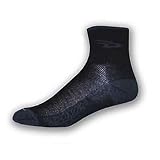 DeFeet Air-E-Ator Men's Logo Black Sock - Black/Grey