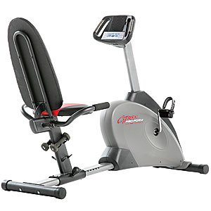 Recumbent Bike with Handweights