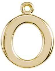 14K Yellow Gold Tiny Circle Charm