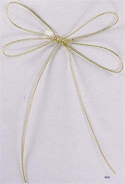 Tanday #9032 (Silver) Tinsel Cord Satin Ribbon 1/8" x 100 yards .
