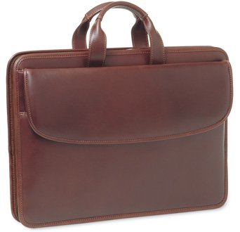 Johnston & Murphy Portfolio Brief Mahogany