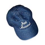 Just Married Hat in Denim