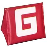 14 x 14 Sideline Markers (White on Red)